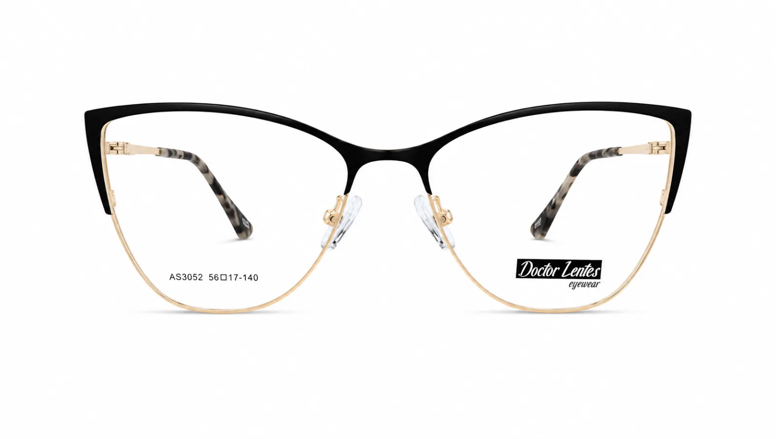 AS3052 C1 - Metal Tendencia Doctor Lentes Dama Redondos