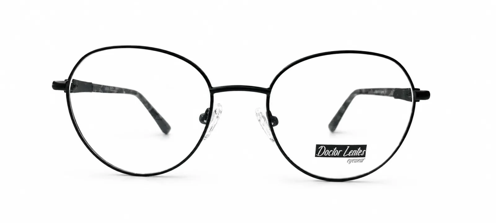 LE6291 C1 - Metal Tendencia Doctor Lentes Dama Redondos