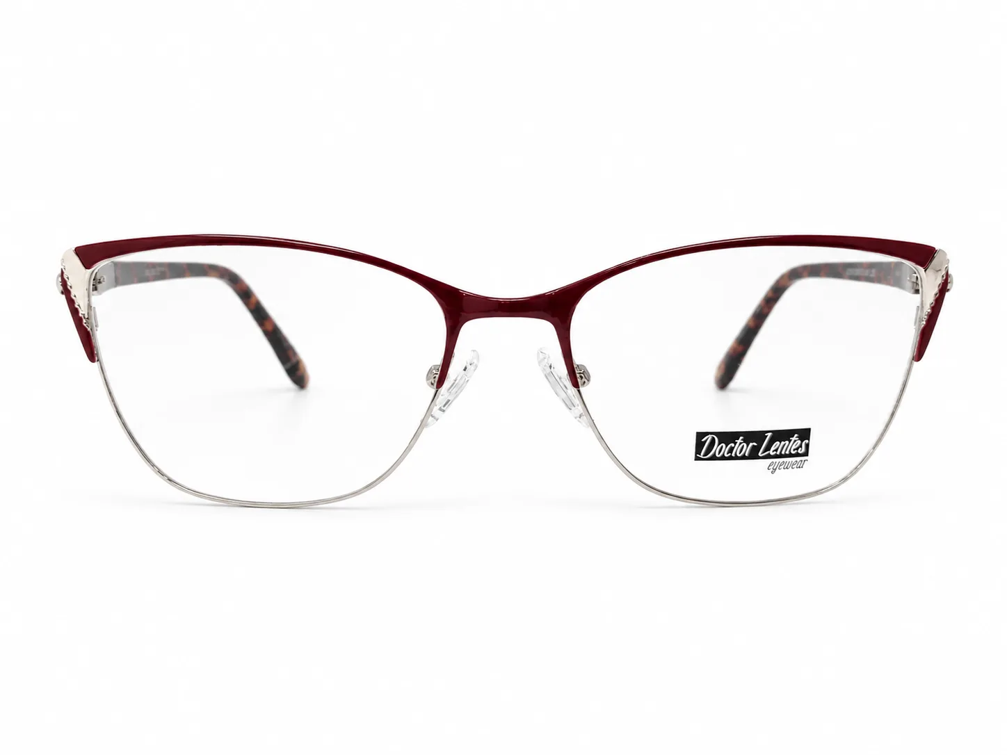 LE6292 C2 - Metal Tendencia Doctor Lentes Dama Redondos