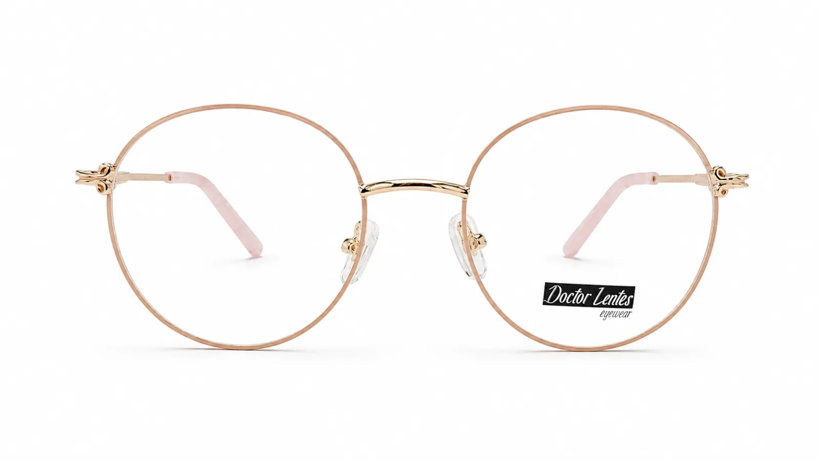 VBR6804 C6 - Metal Tendencia Doctor Lentes Dama Redondos