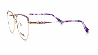 8027 - Metal Tendencia Doctor Lentes Dama Redondos