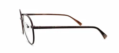 LE6233 C3 - Metal Tendencia Doctor Lentes Dama Redondos