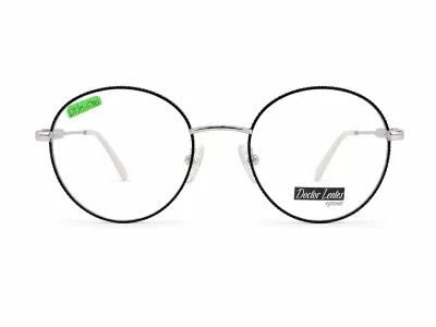 LE6284 C2 - Metal Tendencia Doctor Lentes Dama Redondos