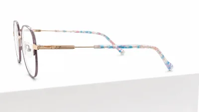 LJMY8110 C7 - Metal Tendencia Doctor Lentes Dama Redondos