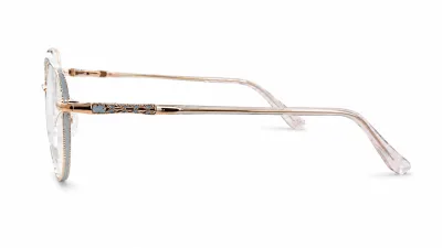 VBR6804 C6 - Metal Tendencia Doctor Lentes Dama Redondos