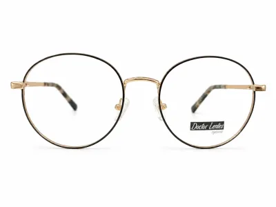 VBR6807 C1 - Metal Tendencia Doctor Lentes Dama Redondos