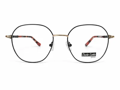 VW2309 C1 - Metal Tendencia Doctor Lentes Dama Redondos