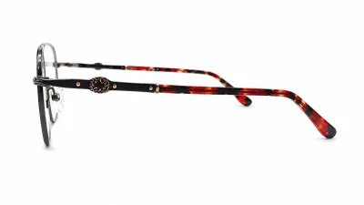 VW2309 C1 - Metal Tendencia Doctor Lentes Dama Redondos
